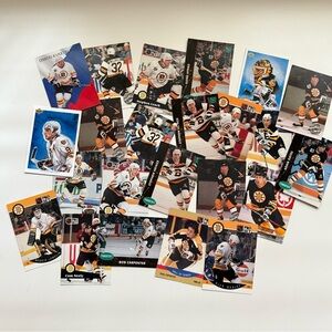 Vintage Boston Bruins Hockey Card Collection Early 1990s